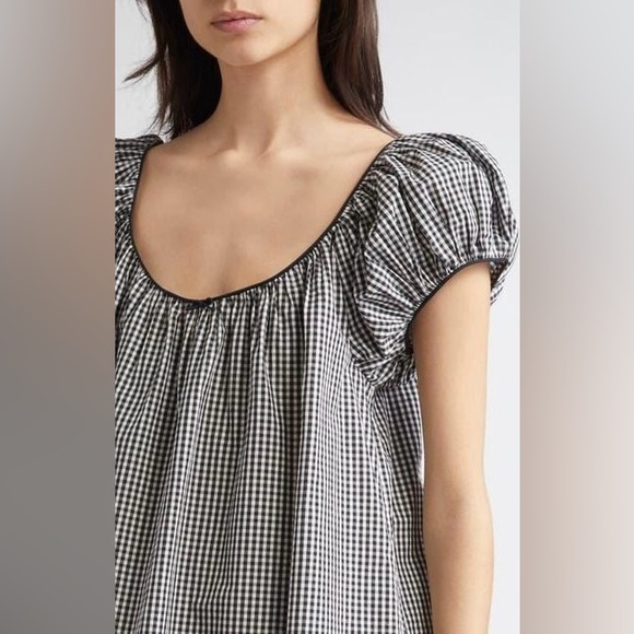 DÔEN Julia Dress in Noir La Madalena Gingham Size XS - Picture 10 of 16